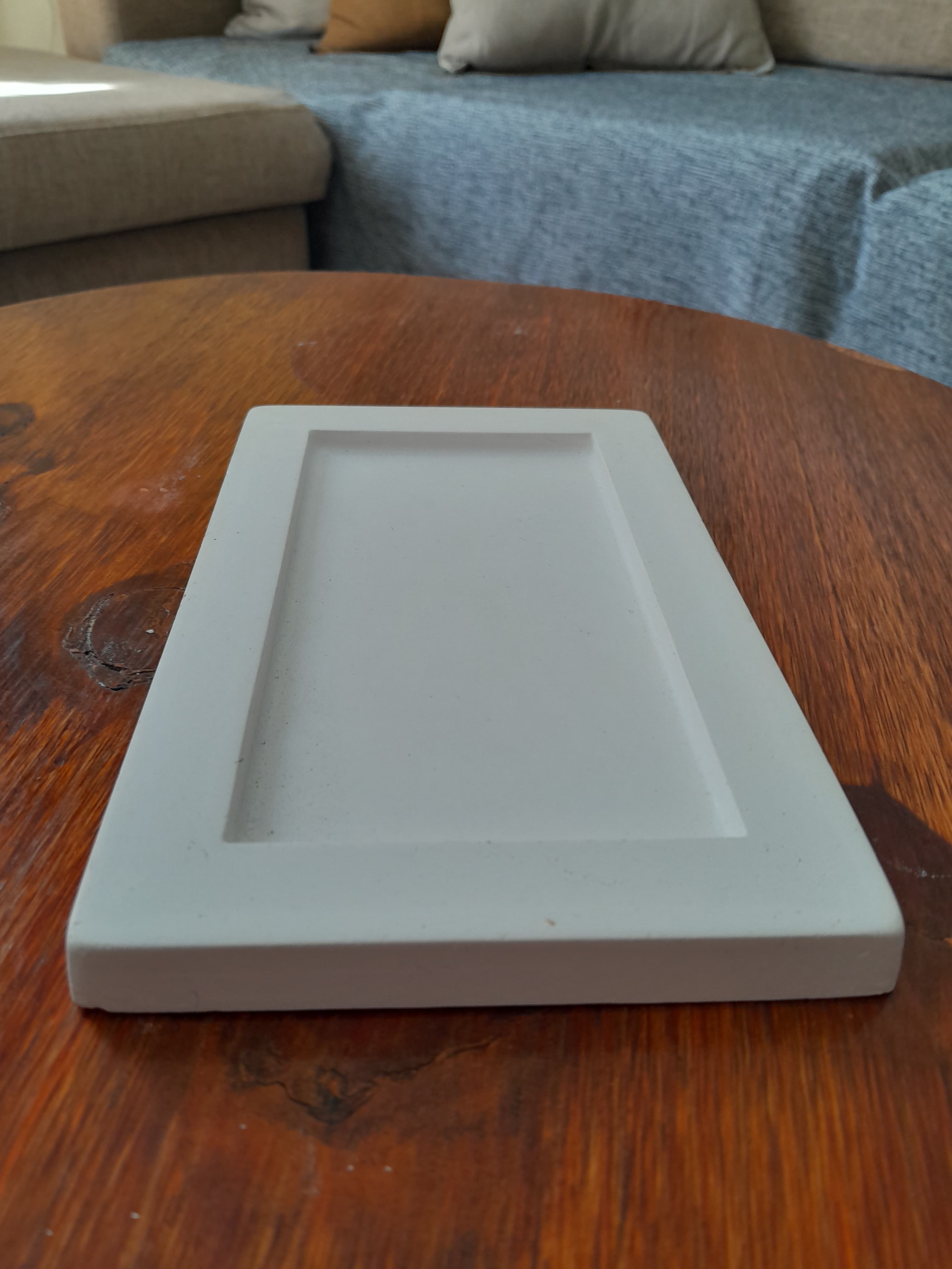 Bandeja Rectangular Yeso 1