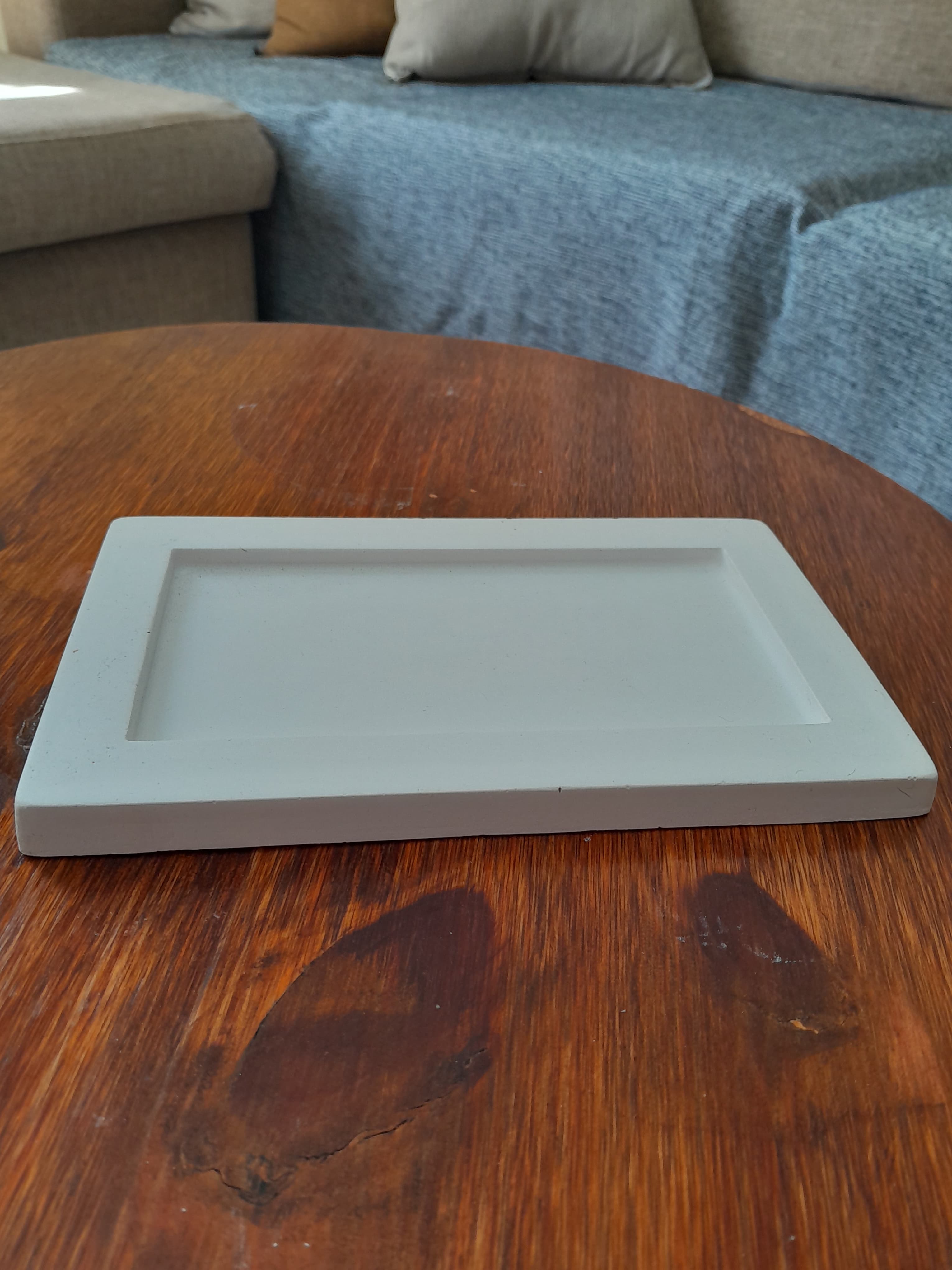 Bandeja Rectangular Yeso 2