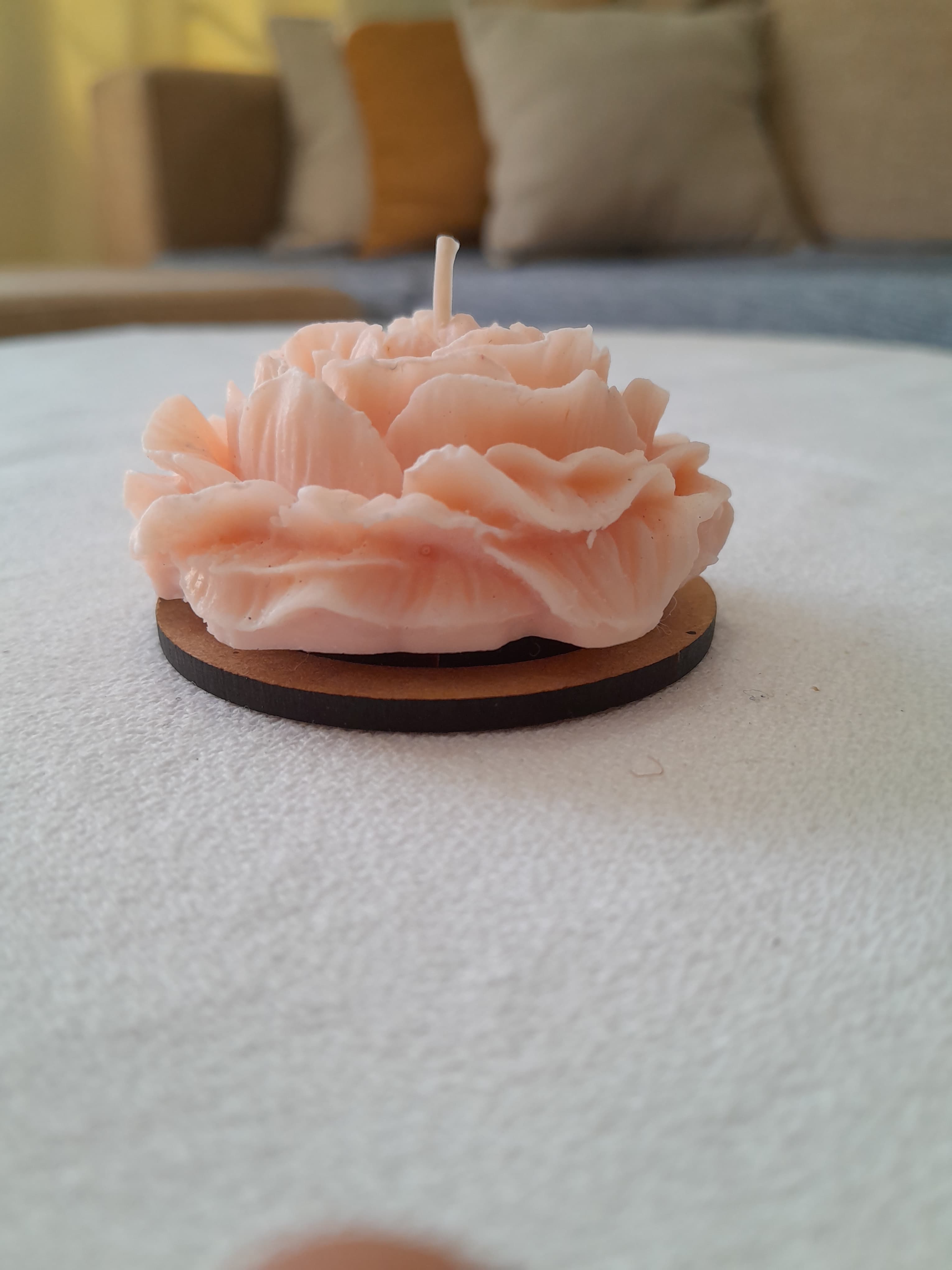 Vela con forma de Rosa 2