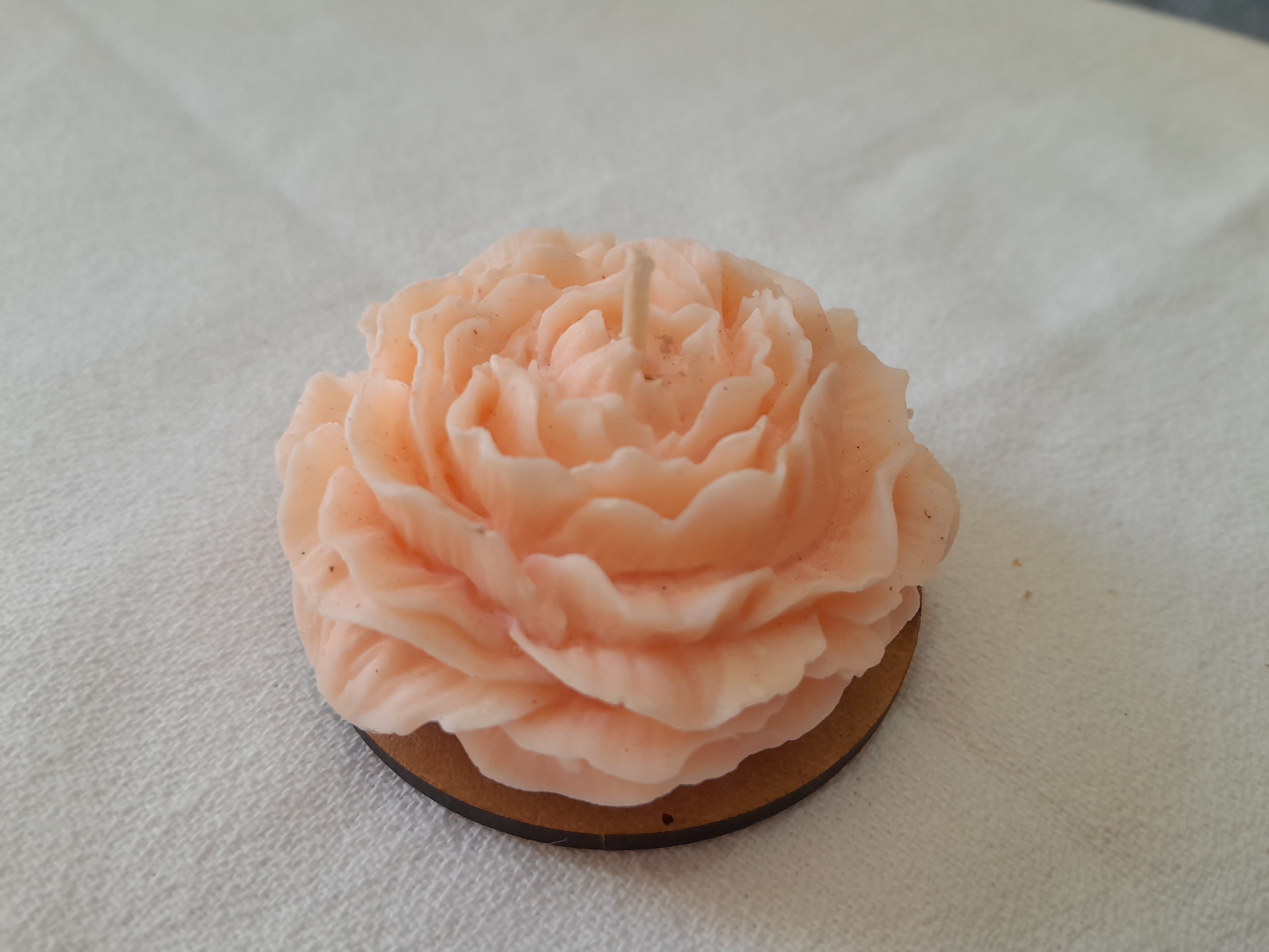 Vela con forma de Rosa 4